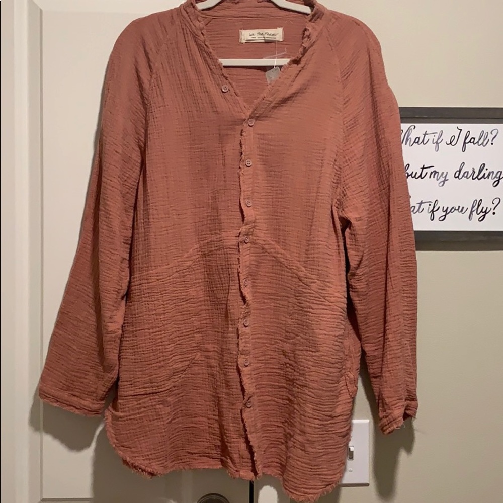 Free People Button Down